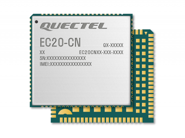 EC20-CN 专为M2M 和IoT 应用而设计的LTE Cat 4 无线模组